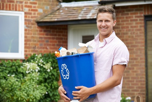 Professional team working on garden clearance in Harpenden